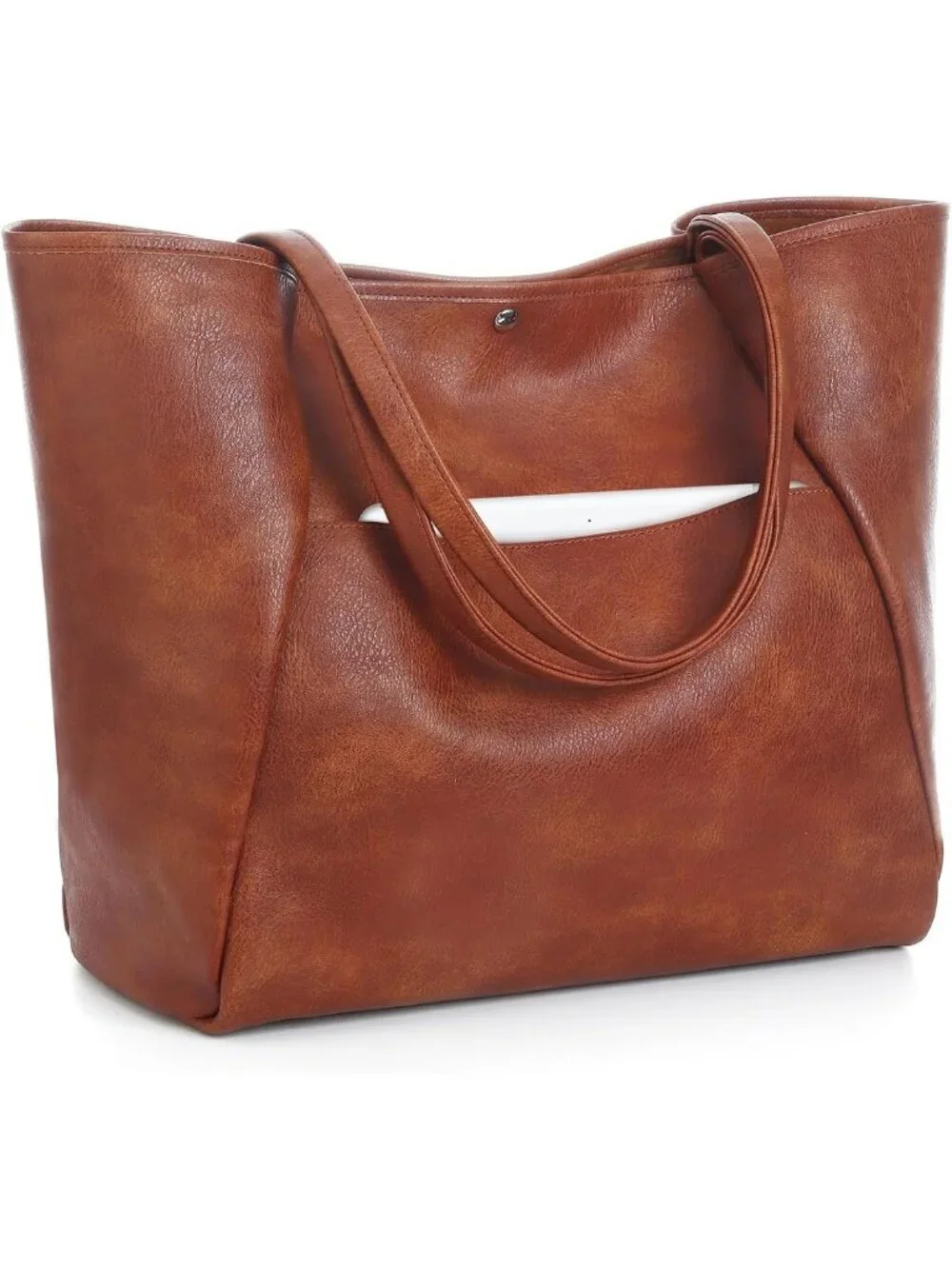 Spacious Vegan Leather Tote Bag for Women | Stylish Weekender Handbag & Purse